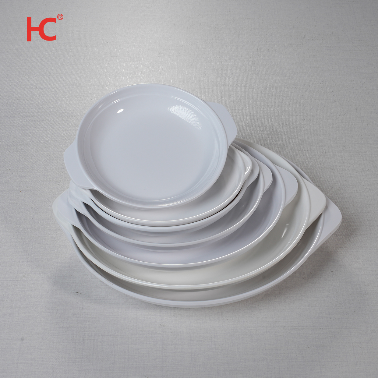 Melamine Dinnerware plate High Quality 6" elegant round Sustainable plate-Stocked Wholesale dishes and plates for restaurant