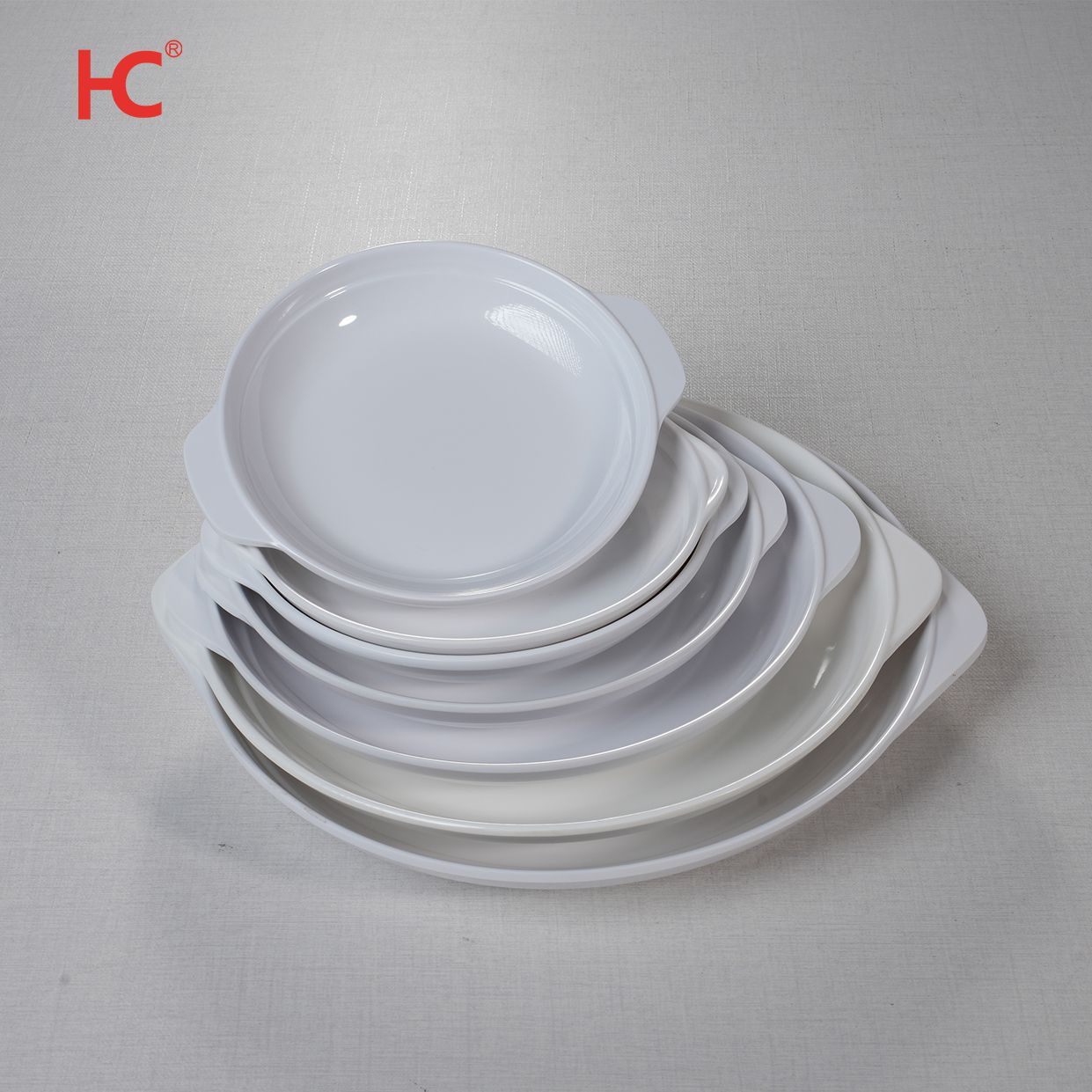 Melamine Dinnerware plate High Quality 6&quot; elegant round Sustainable plate-Stocked Wholesale dishes and plates for restaurant