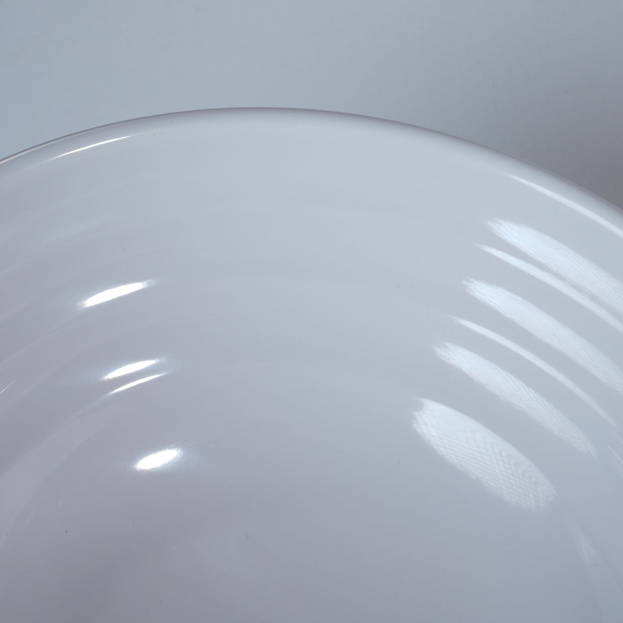 Wholesale white round plastic threaded 8'' rice bowl melamine tableware restaurant use stocked sustainable dinnerware