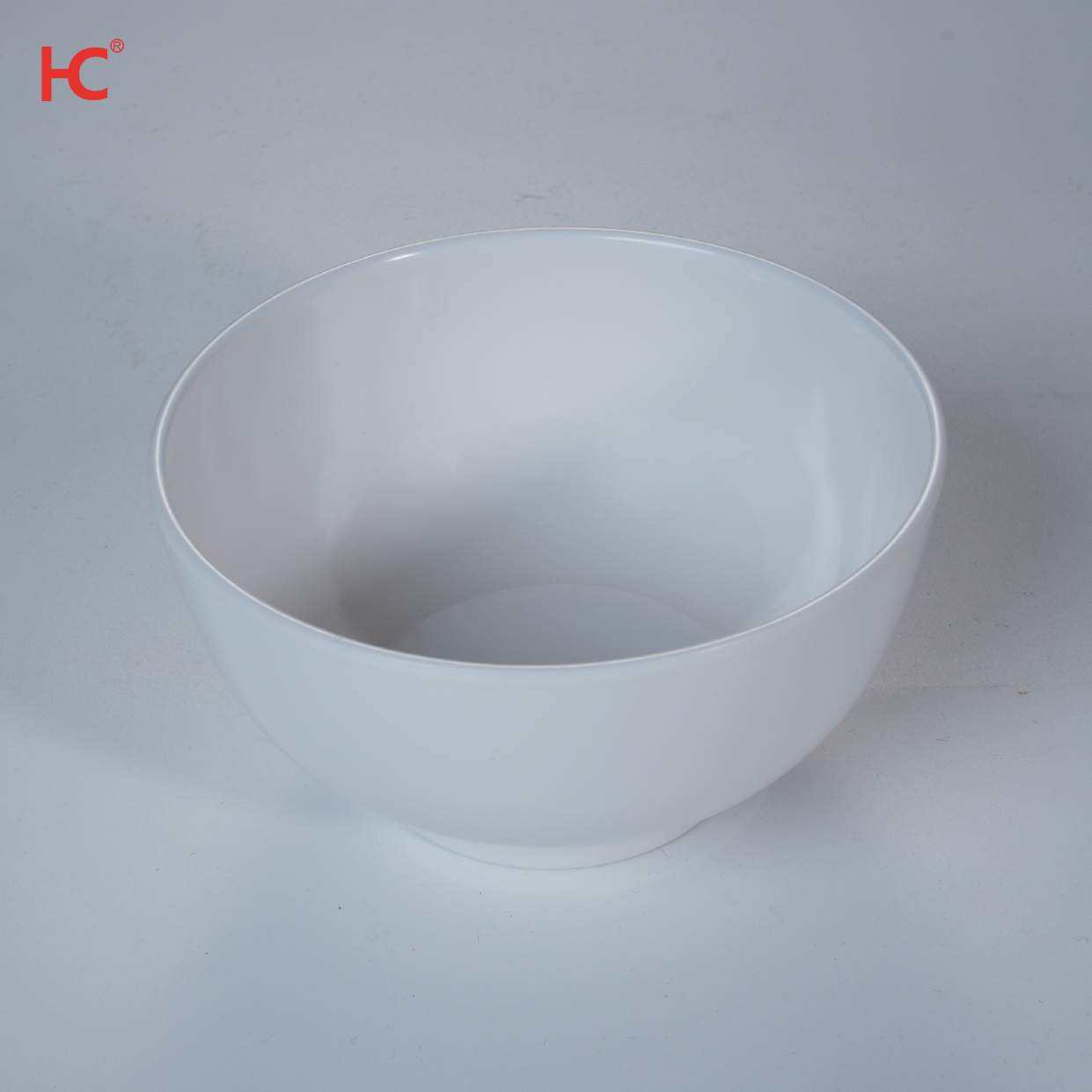 Factory wholesale white round plastic 5'' rice bowl melamine tableware restaurant use stocked sustainable cheap dinnerware