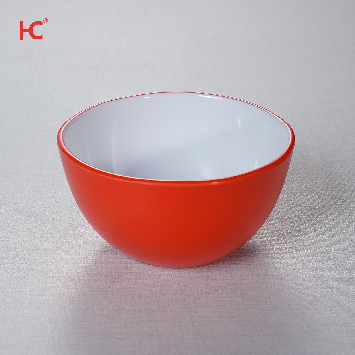 Wholesale hot -rated Factory High Quality 4.5'' Nordic Melamine Dinnerware double color round bowl Stocked