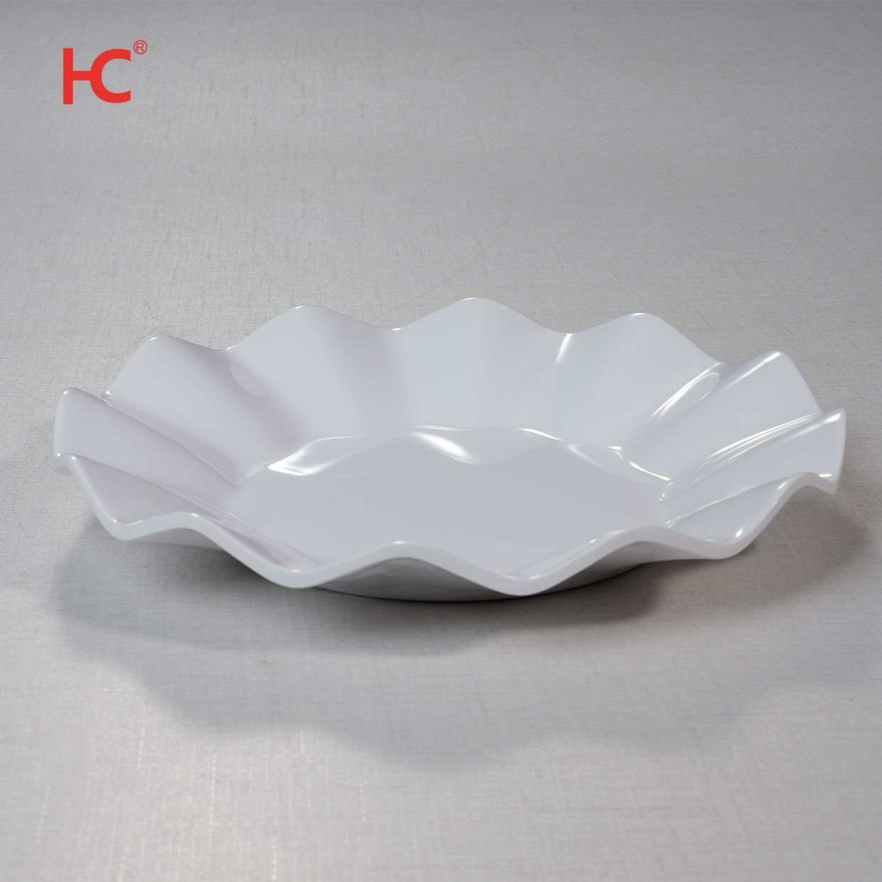 Unbreakable Melamine Dinnerware Sustainable round White Plain Plastic Plate for Parties Factory Original Dishes Plates