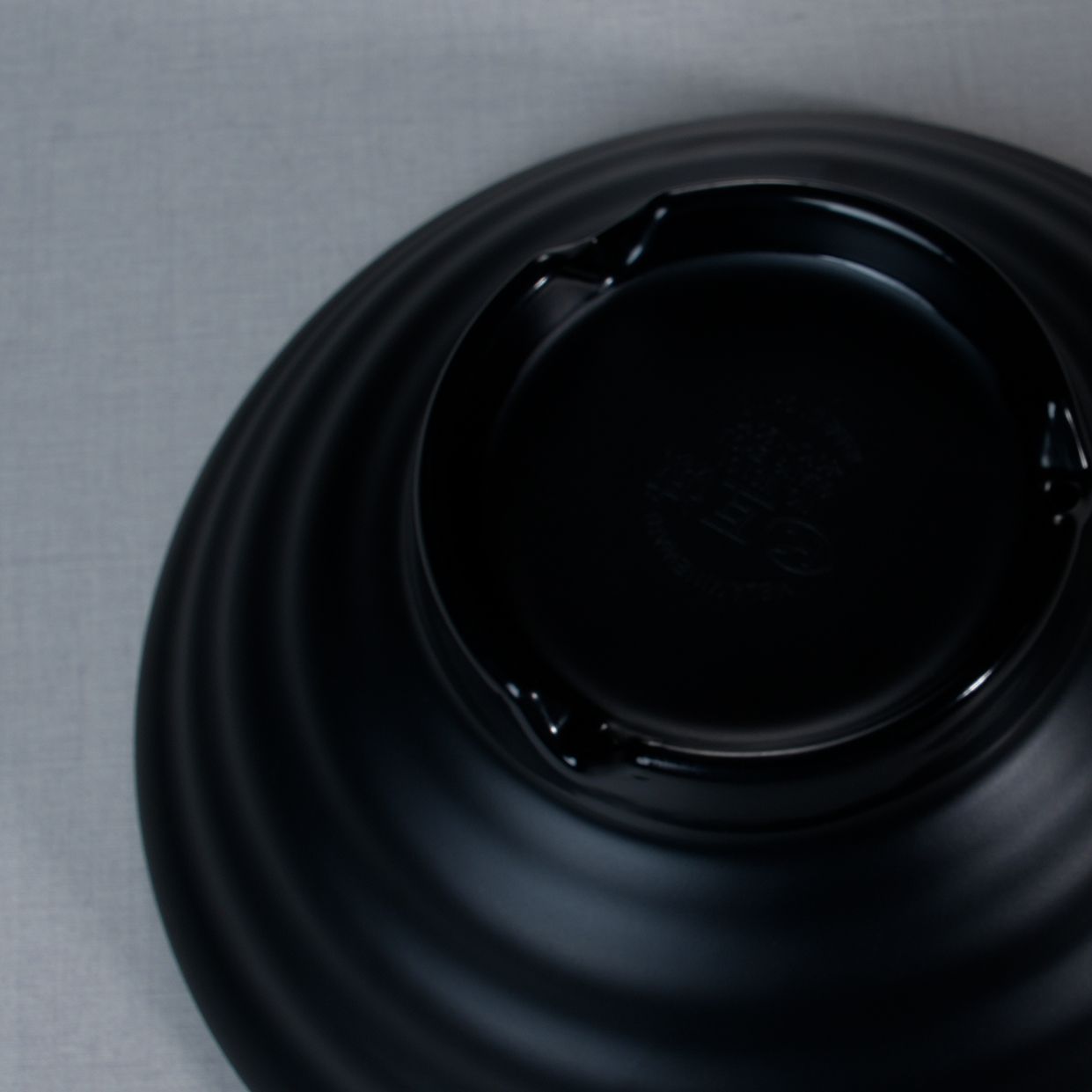 Factory High Quality 8.5' Melamine Dinnerware Japanese 100% melamine black color round bowl Stocked Wholesale