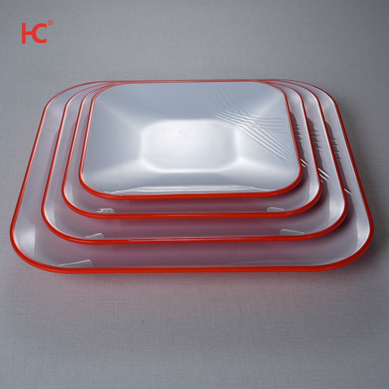 Factory High Quality 8.5" 9.8" 13.5'' 11.5'' melamine Nordic Melamine Dinnerware Square plate plate-Stocked Wholesale