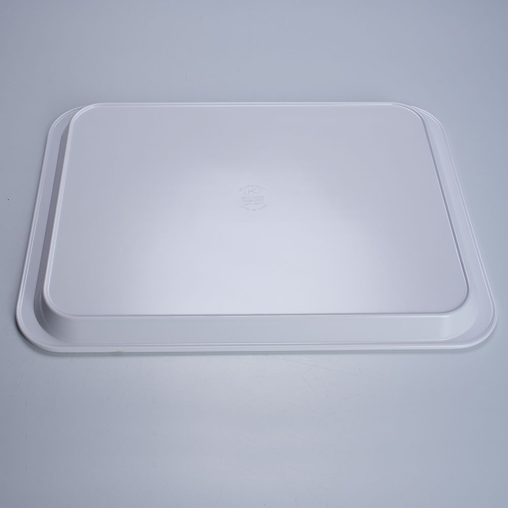 Customized sustainable a5 100% melamine tray modern style plastic dinnerware for Hotel and Fast Food Restaurant Service trays