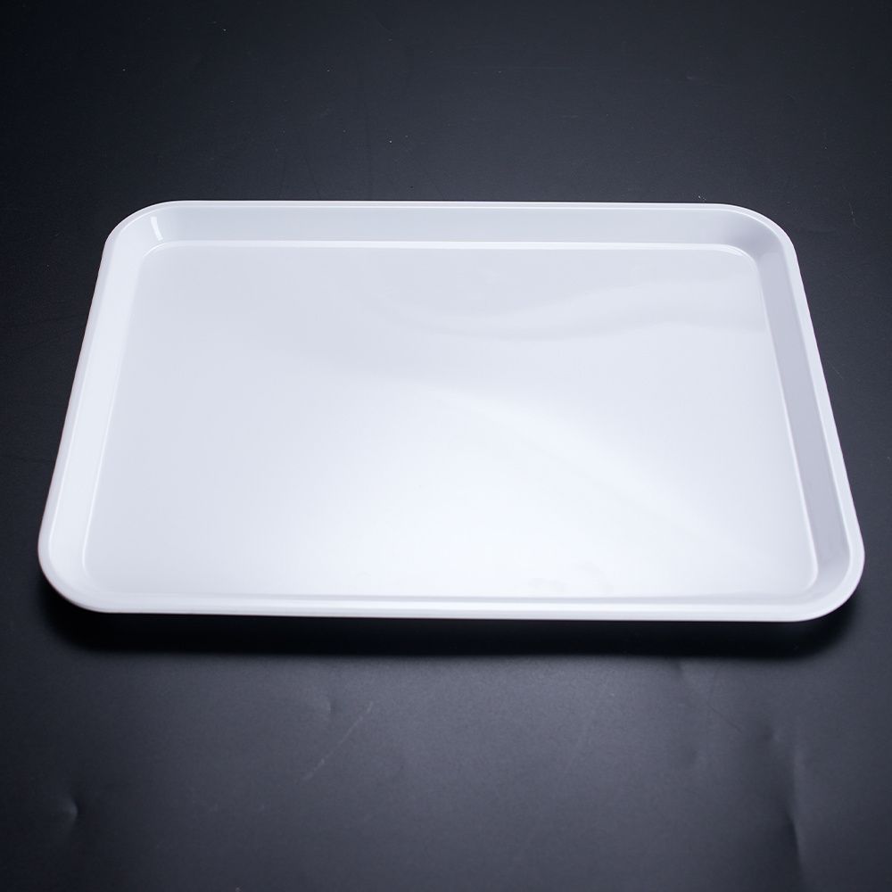 Customized Modern Plastic melamine Dinnerware A5 Melamine Luxury Service Tray Classic Food Rectangle restaurant