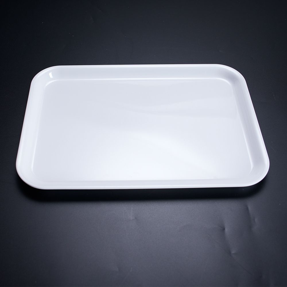 17-60155 customized tray fast food restaurant super cookwares making color ware board melamine Service tray rectangular plate