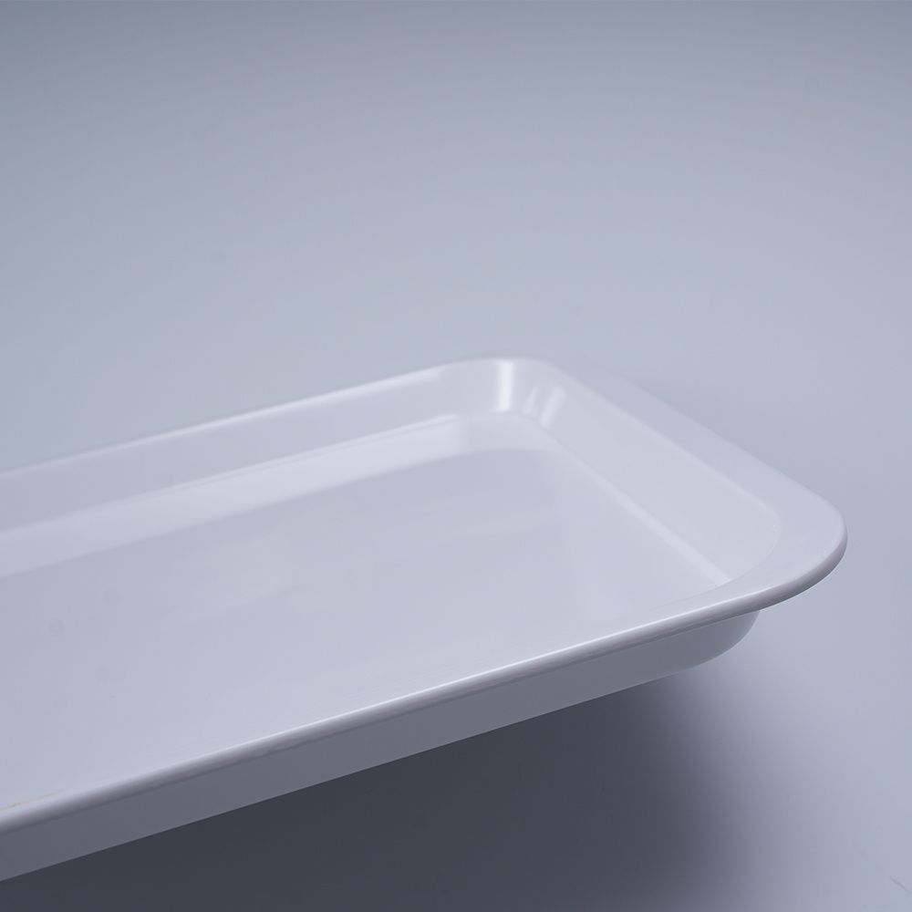 17-6016A Customized sustainable a5 100 melamine tray modern style plastic dinnerware for Hotel and Fast Food Restaurant