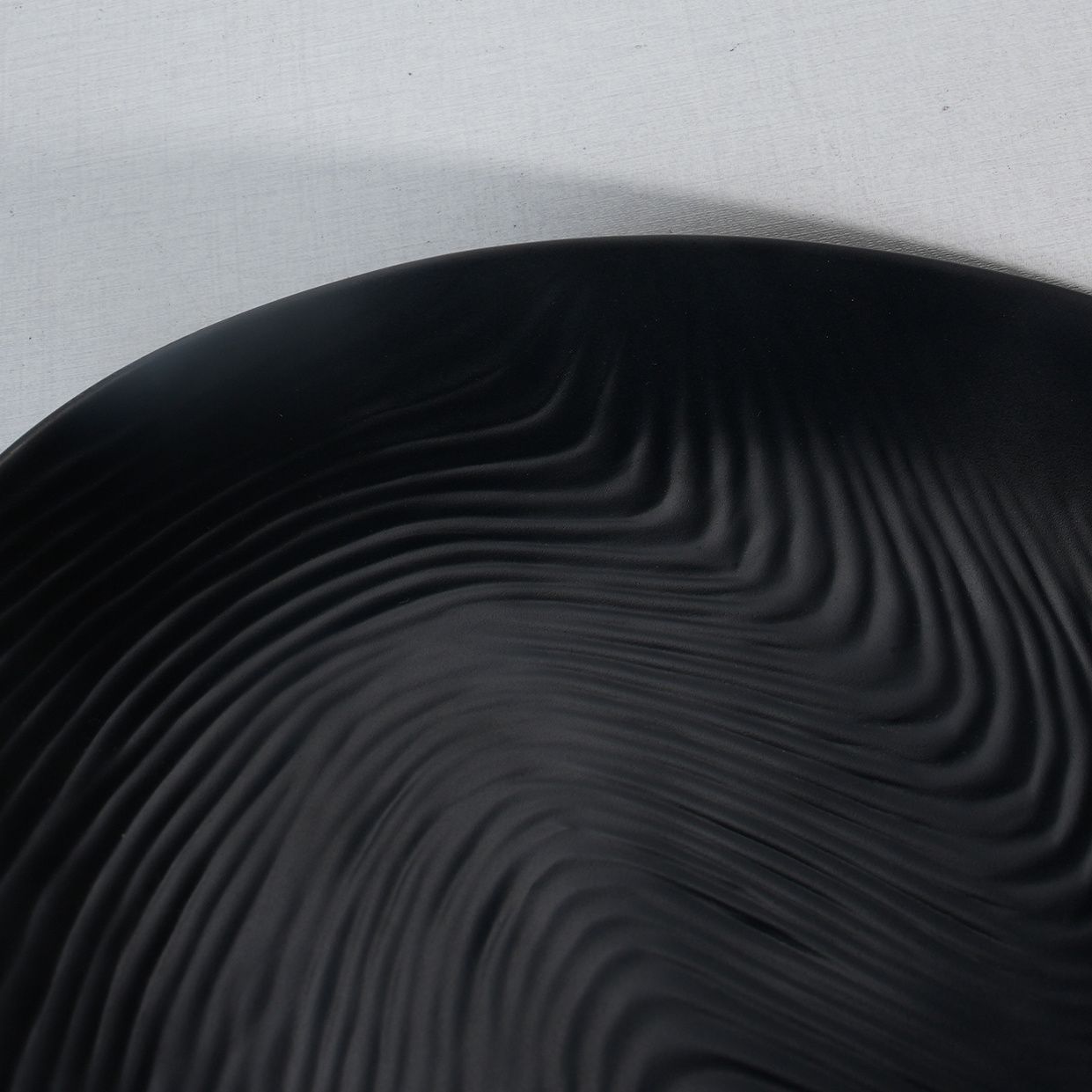 factory wholesale cheap matte black restaurant plates dinnerware new melamine plates dinnerware