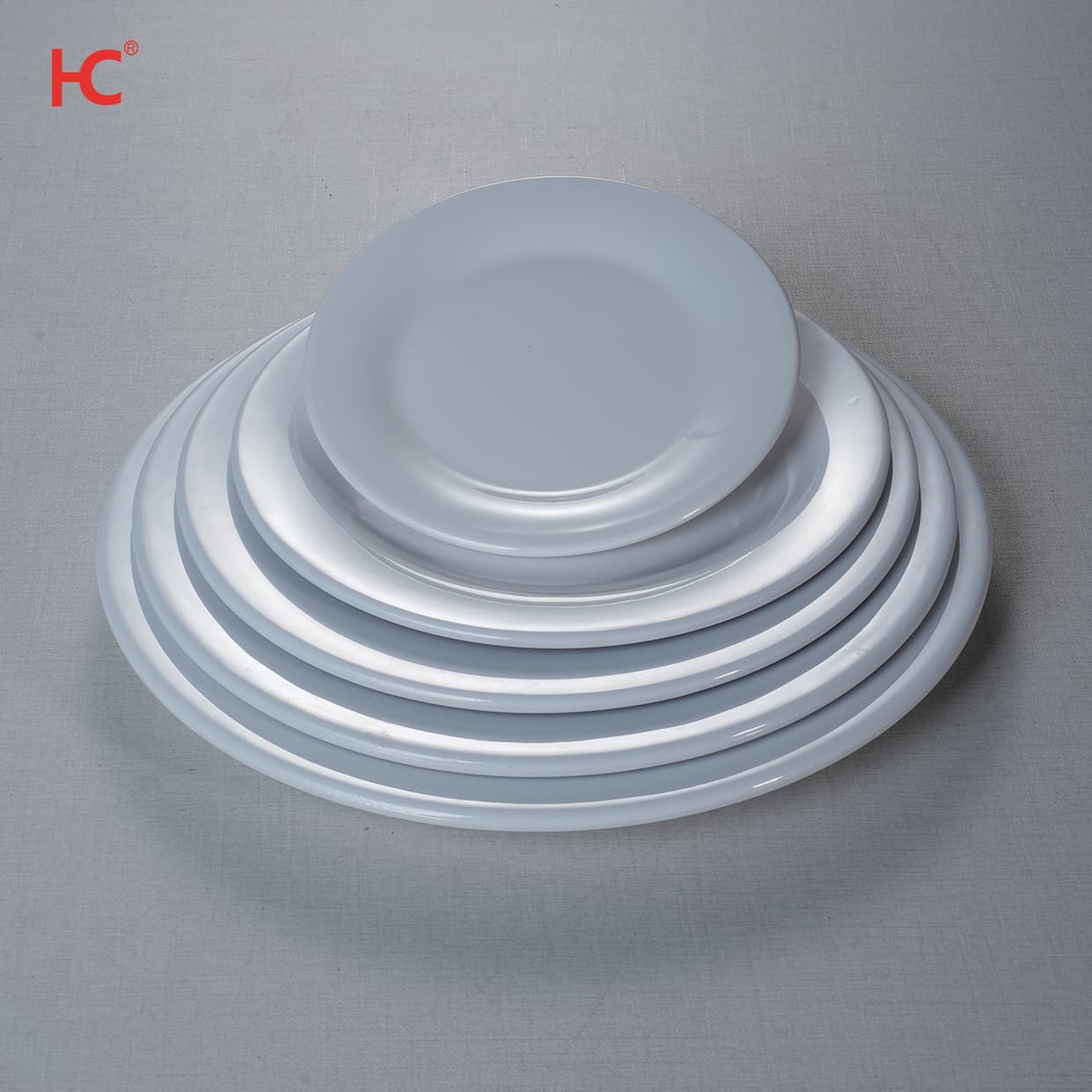 1003-65 Classic Design Melamine Dinnerware Set Fast Cookware dish for School & Restaurant Sustainable Plastic Fast Food Plate