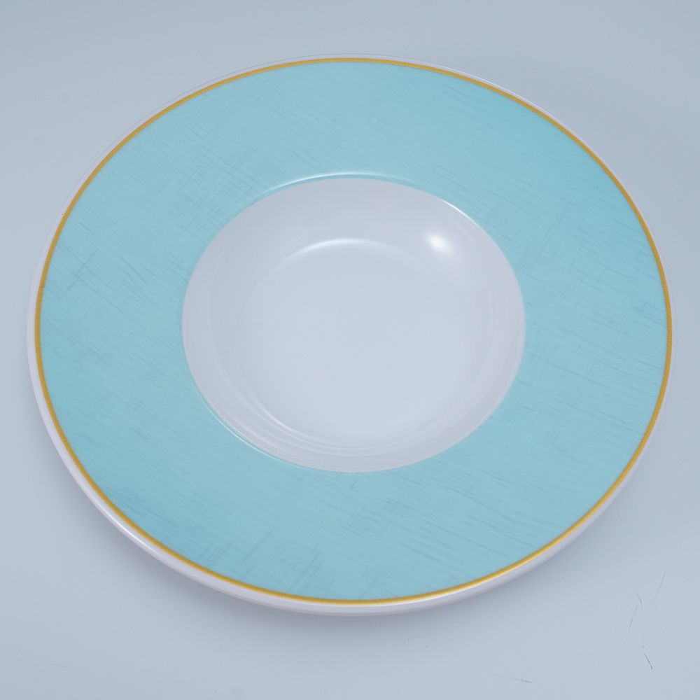 50010 Customizable Sustainable Korean Restaurant Dinnerware Set Plate Dish Made from Melamine Stocked Plastic Material