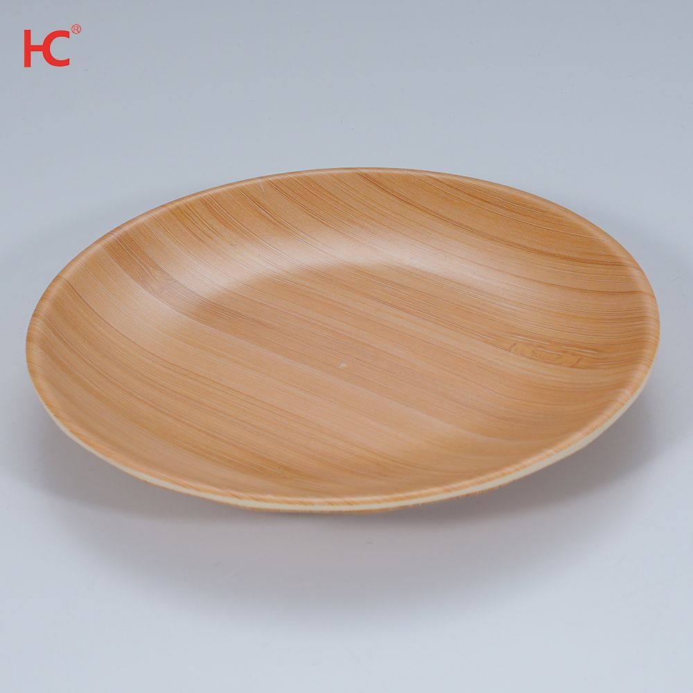 Durable Bamboo pattern Melamine Soup and Noodle Bowls Perfect for Buffets Restaurants and Everyday Use Reusable Tableware