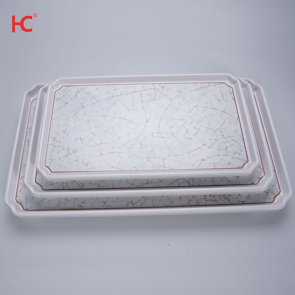 Customizable Melamine Dinnerware set Plate Plastic Tableware Dish cup bowl Jade porcelain style