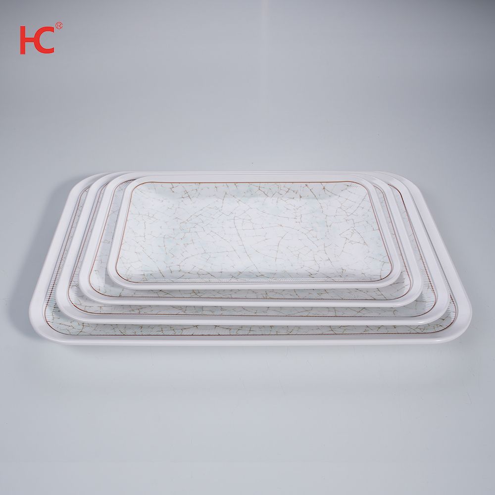 Customizable Melamine Dinnerware set Plate Plastic Tableware Dish cup bowl Jade porcelain style