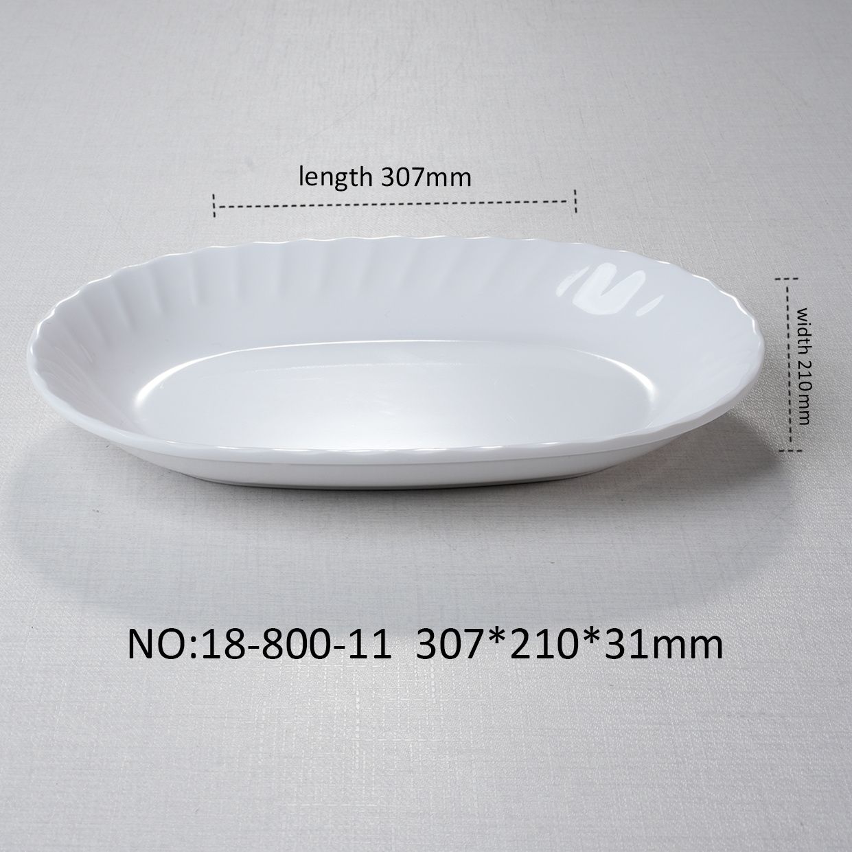 customizable Unbreakable Dinnerware High Quality A5 or A8 round oval Plate Unbreakable Dipping sauce dish Small fruit platter