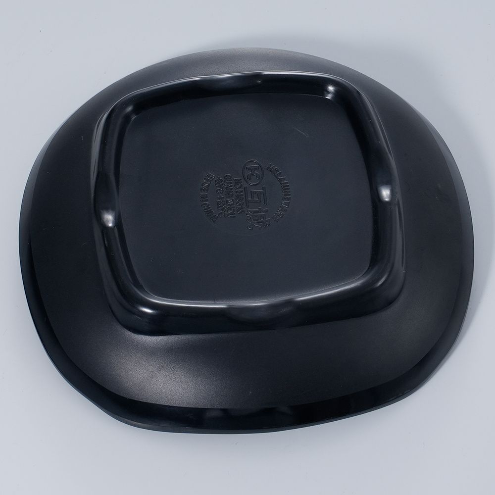 black Unbreakable Dinnerware High Quality A5 or A8 sakura Plate Unbreakable Dipping sauce dish Small fruit platter