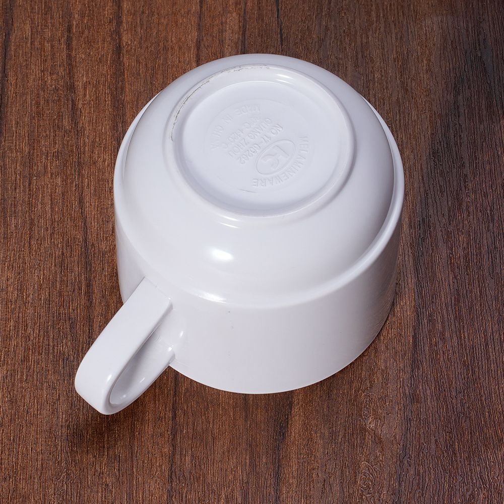 Round Plastic Restaurant Melamine Tea Cup Coffee Mug Cup with handle